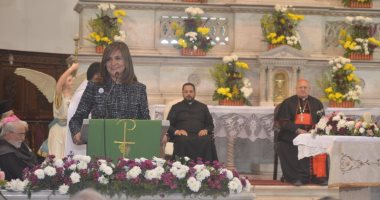 وزيرة الهجرة تشارك باحتفال المئوية الثامنة لوجود الرهبان الفرنسيسكان بمصر