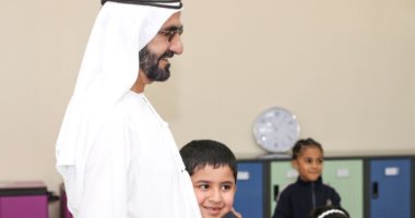 الشيخ محمد بن راشد مع أطفال الإمارات: فكر جديد وجيل مختلف للخمسين عاما القادمة