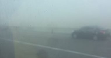 المرور: إغلاق طريق "بنى سويف ــ الزعفرانة" الصحراوى بسبب الشبورة الكثيفة