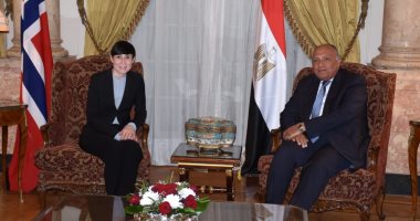 شكرى يبحث مع وزيرة خارجية النرويج جهود مصر لمواجهة الإرهاب 