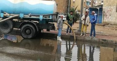 "مياه القناة": إصلاح كسر بخط حقن الكلور الإبتدائى بمحطة مياه أبو عارف