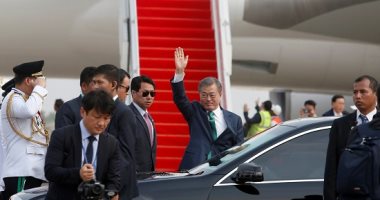 صور.. رئيس كوريا الجنوبية يبدأ زيارة إلى كمبوديا