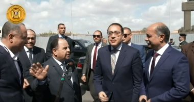 الحكومة تنشر فيديو تفقد رئيس الوزراء مركز الخدمات اللوجستية بمطار القاهرة