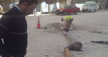 استجابة لـ"اليوم السابع".. إصلاح مأسورة مياه بجوار مستشفى بولاق الدكرور