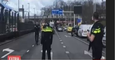 أول صورة من موقع حادث أوتريخت فى هولندا