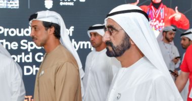 محمد بن راشد فى زيارة الأولمبياد الخاص: نهديه فى الإمارات للأمهات المعجزات
