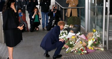 صور.. الأمير هارى وقرينته يقدمان العزاء فى ضحايا هجوم نيوزيلندا الإرهابى