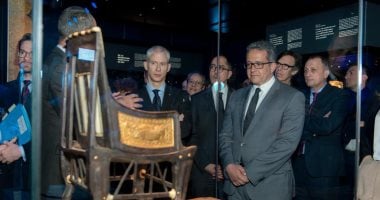 خلال افتتاح معرض توت عنخ آمون بفرنسا.. وزير الآثار: قريبًا 3 اكتشافات.. فيديو