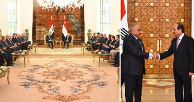 الرئاسة: السيسي أكد استعداد مصر لنقل تجربتها لإعادة الإعمار فى العراق