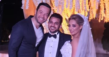 شاهد.. أول صور من حفل زفاف محمد رشاد ومى حلمى