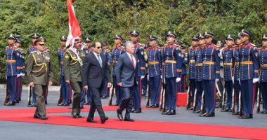 صور.. بسام راضى: مراسم استقبال رسمية لملك الأردن بقصر الاتحادية 