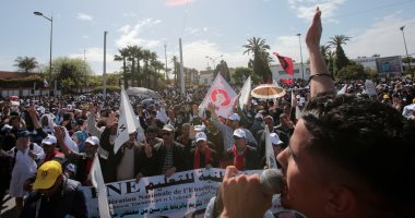 صور.. احتجاجات جديد للمعلمين المغاربة للمطالبة بتحسين ظروف العمل