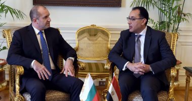 رئيس الوزراء يبحث مع رئيس جمهورية بلغاريا سبل تعزيز العلاقات الثنائية