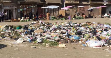 اضبط مخالفة.. القمامة تحاصر ميدان سعد زغلول بالمحلة