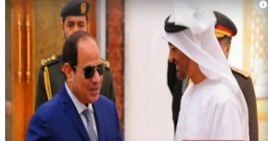 صفحة متحدث الرئاسة تنشر فيديو استقبال الرئيس السيسى للشيخ محمد بن زايد