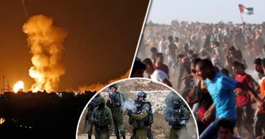 استشهاد شاب فلسطينى برصاص الاحتلال الإسرائيلى شرق غزة وإصابة 106