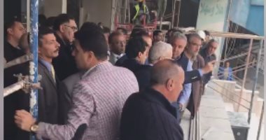مستشار رئيس الوزراء يبث فيديو من جولة مصطفى مدبولى لتفقد ستاد القاهرة