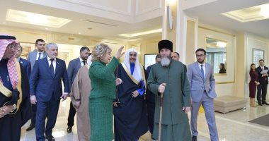 رئيسة مجلس الشيوخ الروسى تلتقى أمين عام رابطة العالم الإسلامى