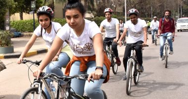 صور.. سفارة الهند تحتفل بـ150 عام على ميلاد غاندى بماراثون دراجات