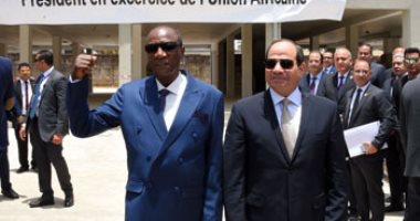 صور وفيديو.. استقبال الرئيس السيسي فى العاصمة الغينية كوناكرى