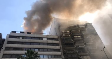 اندلاع حريق داخل مطعم فى شارع جامعة الدول والإطفاء تحاول إخماده  