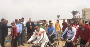 محافظ الفيوم يشهد اللقاء الرياضى لطلاب وطالبات الجامعات المصرية