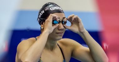 المصرية فريدة عثمان تتوج بفضية بطولة الابطال العالمية للسباحة بالمجر