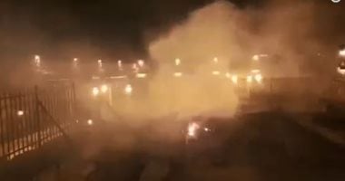 فيديو.. السيطرة على حريق بالمصلى المروانى فى المسجد الأقصى