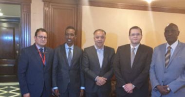 لجنة التعاون الافريقي باتحاد الصناعات تستقبل وزير خارجية الصومال