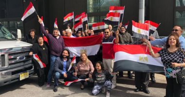 فرحة المصريين فى دبى بالاستفتاء على الدستور تثير الإعجاب على السوشيال ميديا