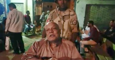 فيديو.. أحد أبطال أكتوبر يدلي بصوته على كرسي متحرك.. ويؤكد : مصر مقبرة الإخوان 