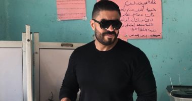 خالد سليم يدلى بصوته فى الاستفتاء على التعديلات الدستورية