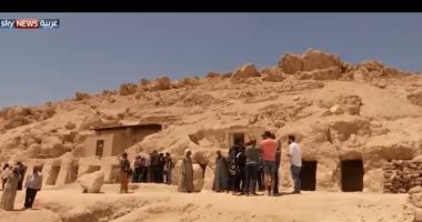 "سكاى نيوز" تبرز اكتشافات مقابر أثرية بمصر عمرها 3500 عام