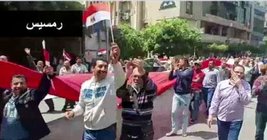 شاهد مسيرات حاشدة انطلقت بشوارع القاهرة بثانى ايام الاستفتاء