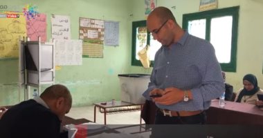 فيديو..جمال صلاح يدلى بصوته فى الاستفتاء على التعديلات الدستورية