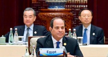السيسى: مصر تنفذ مشروعاً عملاقاً لتنمية محور قناة السويس ليصبح مركزاً عالمياً