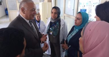 وكيل "صحة الإسكندرية" يتفقد مستشفى الحميات للوقوف على مستوى الخدمة