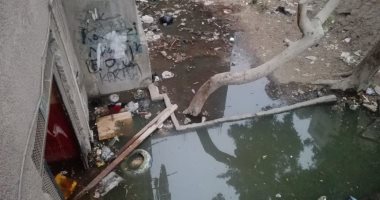 صور.. مياه الصرف الصحى تغرق عمارات أطلس بمدينة نصر