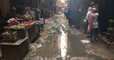 شكوى من كسر ماسورة مياه شرب بشارع بورسعيد بمنطقة شبر الخيمة