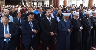 رئيس الوزراء ونظيره اللبنانى يؤديان صلاة الجمعة بأحد المساجد الكبرى ببيروت