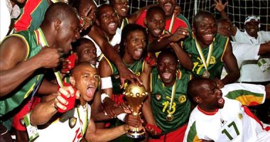 معلومة رياضية..منتخب الكاميرون يتوج بلقب أفريقيا 2002 مرتديا قمصان السلة 