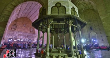صلاة التراويح فى خامس أيام رمضان من مسجد السلطان حسن