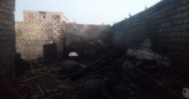 صور.. نشوب حريق بــ7 منازل وأحواش بالمنشأة فى سوهاج