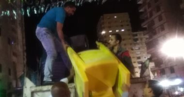 حملة مسائية للقضاء على ظاهرة "نبش" القمامة شرق الإسكندرية
