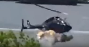 شاهد.. لحظة سقوط طائرة هليكوبتر فى نهر هدسون بالولايات المتحدة
