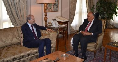 شكرى يستقبل وزير خارجية الأردن لبحث القضايا الإقليمية ذات الاهتمام المشترك