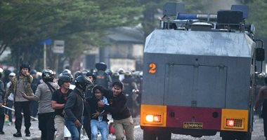 الشرطة الإندونيسية: شخصين من مثيرى الشغب بايعا تنظيم داعش