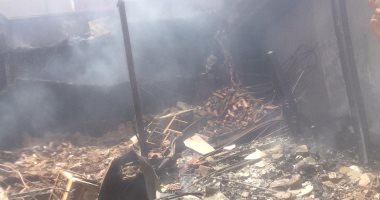 إصابة 5 باختناق فى حريق بـ14 حوش و6 منازل بطما شمال سوهاج