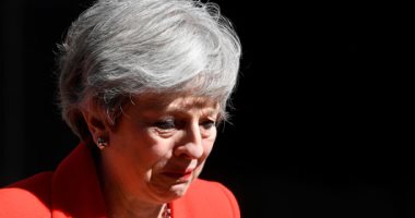 فيديو.. لحظة بكاء تيريزا ماى أثناء اعلان استقالتها من الحكومة البريطانية