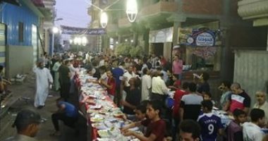 لمة رمضان.. إفطار جماعى بالجهود الذاتية لأهالى قرية بلجاى بالدقهلية 